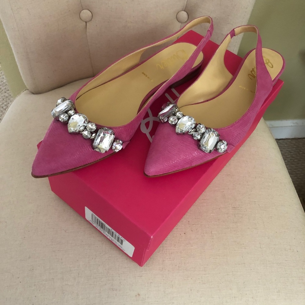 NIB Butter Pink Slingback Flats, Size 9.5